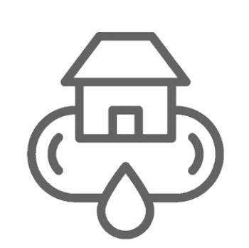 Wet spots or sinkholes in yard